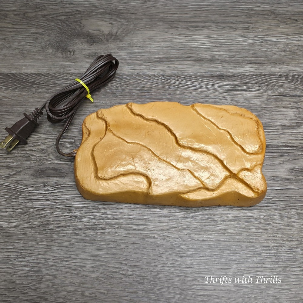 Reptile Heat Rock Terrarium Heater - Great for Lizard, Snakes, And More  8" x 4"